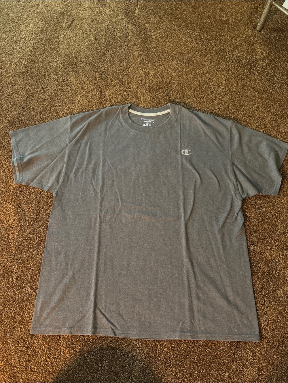 Champion Men's Heather Charcoal Short Sleeve Performance Tee